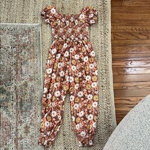 Floral Kids Jumpsuit